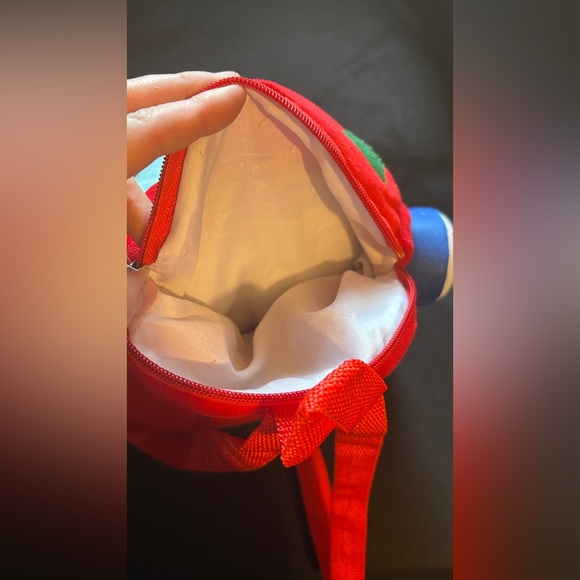 Kids Plush Car Backpack - Red - Picture 5 of 5